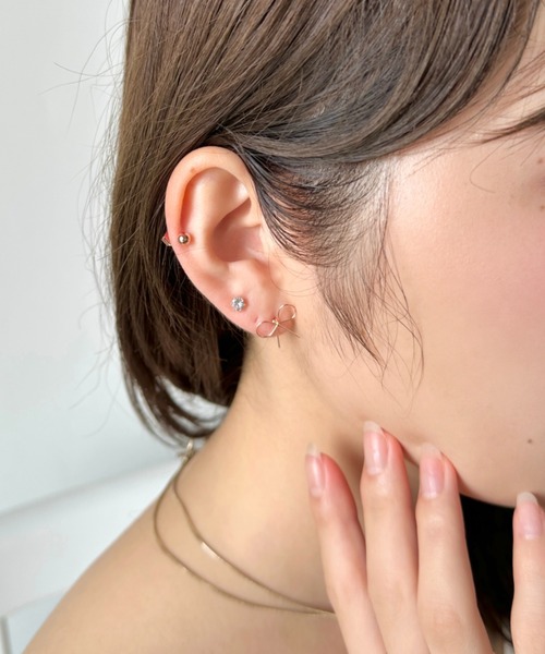 ピアス フェミニンリボン3セットピアス レディース | sowang | 07