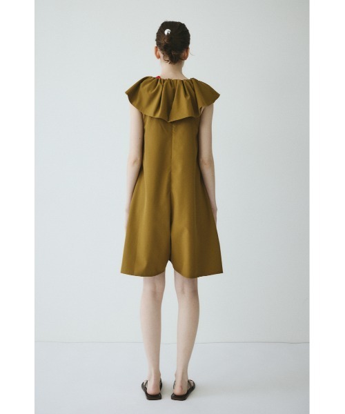 オールインワン V neck frill all in one / Vネックオールインワン レディースの画像