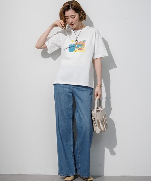 tシャツ 半袖 Lauren Rolwing コラボ グラフィックプリント Tシャツ レディース | ブランド登録なし | 06