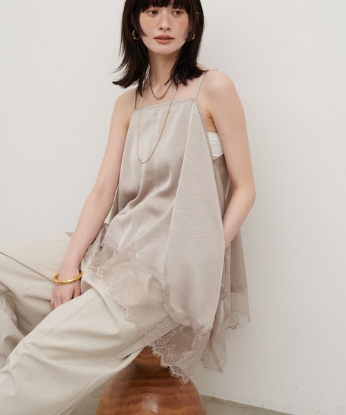 mag.by c（マグバイシー） キャミソール (mag.by c)BATTEN LACE