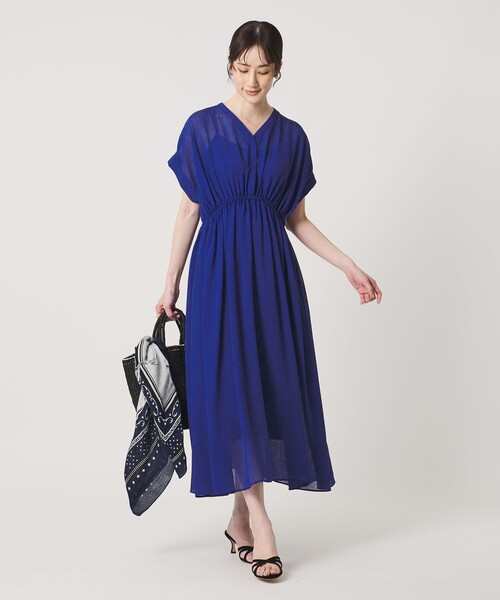 ユナイテッドアローズ　SMONGYワンピース36 UNITED ARROWS（ユナイテッドアローズ） ワンピース スラブ シアー