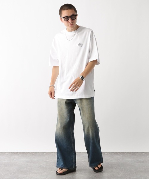 「POLeR」 半袖Tシャツ MEDIUM パープル メンズ_画像3