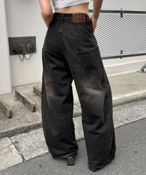 Ray Cassin（レイカズン） ワイドパンツ ジーンズ デニム デニムパンツ