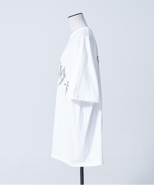 「REFLEM」 半袖Tシャツ FREE ブラック×ホワイト レディース_画像3