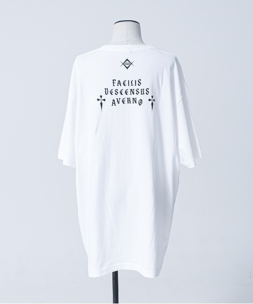 「REFLEM」 半袖Tシャツ FREE ブラック×ホワイト レディース_画像4