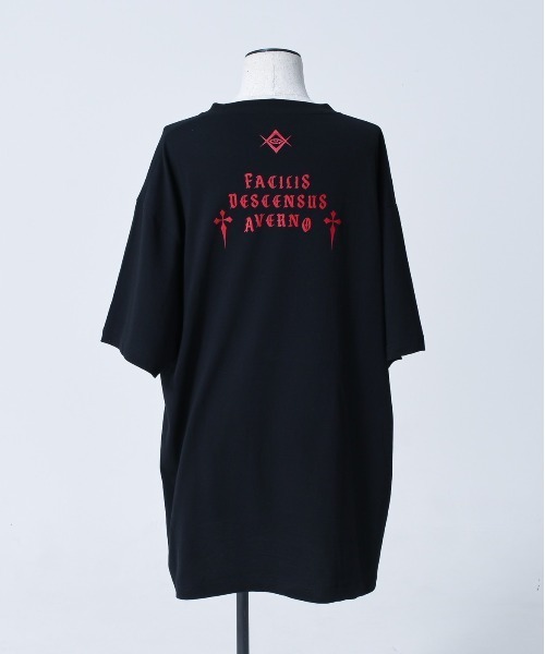 「REFLEM」 半袖Tシャツ FREE ブラック×ホワイト レディース_画像7