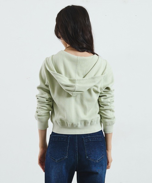 カーディガン 「ROSE BUD別注」FAITH COTTON THERMAL HODDIE CARDIGAN レディース | ROSE BUD | 08
