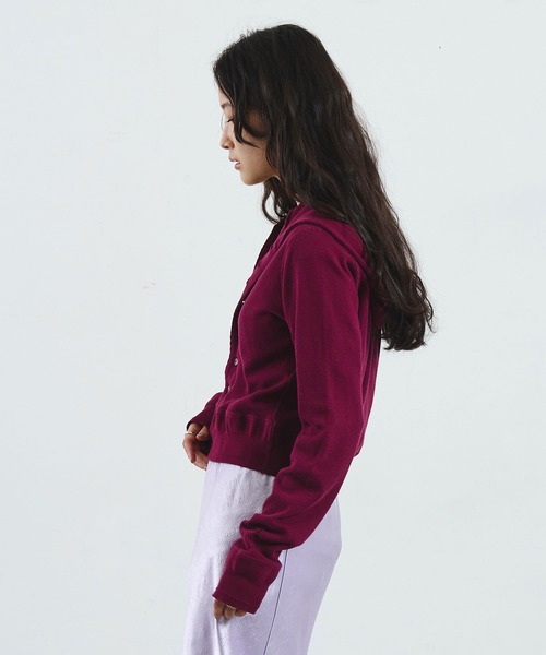 カーディガン 「ROSE BUD別注」FAITH COTTON THERMAL HODDIE CARDIGAN レディース | ROSE BUD | 14