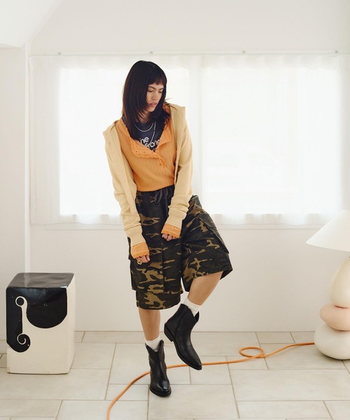 カーディガン 「ROSE BUD別注」FAITH COTTON THERMAL HODDIE CARDIGAN レディース | ROSE BUD | 05