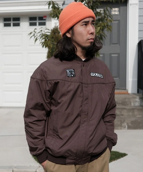 新品　ボルコム　ジャケット　ブルゾン VOLCOM（ボルコム） ブルゾン アウター ブルゾン 中綿 ロゴ ダービー