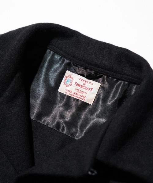 シャツ TOWNCRAFT / タウンクラフト 50S WOOL W-FLAP LOOP COLLAR SHIRT ウール オープンカラー シャツ メンズ レディース | TOWNCRAFT | 14