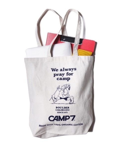 CAMP7（キャンプセブン） トートバッグ CAMP7 organic CANVAS TOTE