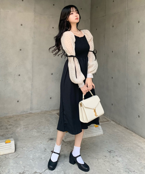 SALEお買い得 ワンピース - 通販 - PayPayモール シャーリングシアードットワンピース ZOZOTOWN PayPayモール店 新作登場2023