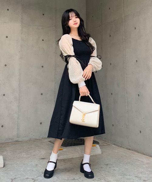 SALEお買い得 ワンピース - 通販 - PayPayモール シャーリングシアードットワンピース ZOZOTOWN PayPayモール店 新作登場2023