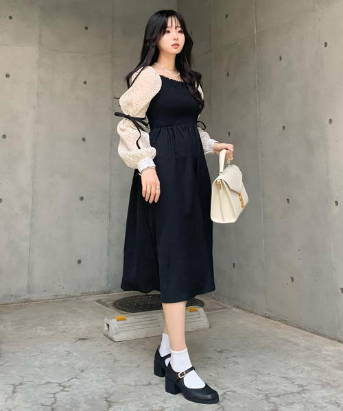 SALEお買い得 ワンピース - 通販 - PayPayモール シャーリングシアードットワンピース ZOZOTOWN PayPayモール店 新作登場2023