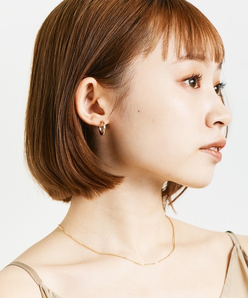 ピアス wiwa:15mm 14KGF フープ レディース メンズ : ZOZOTOWN Yahoo