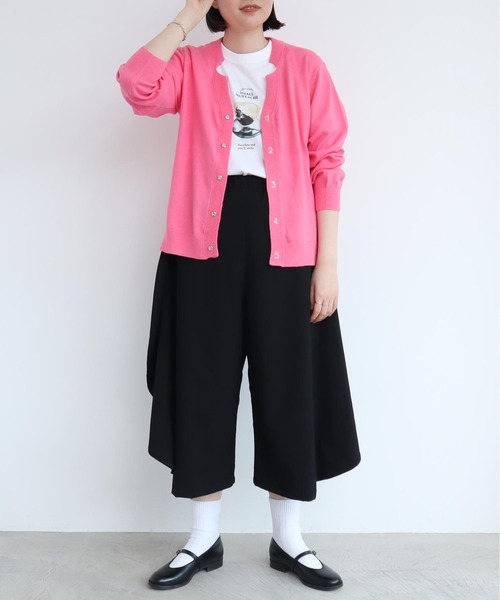 I am in fact パンツ _BLACK full moon pants レディース