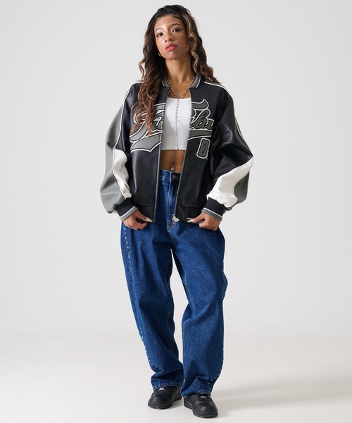 FUBU（フブ） ブルゾン アウター ブランド ロゴ ワッペン 刺繍 長袖