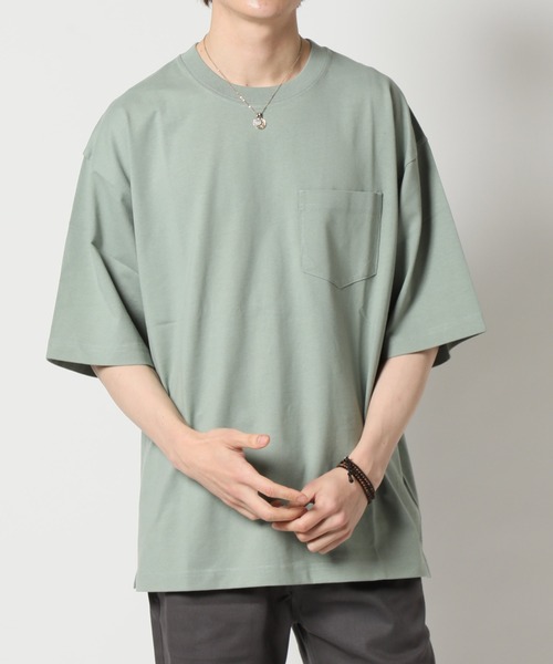 tシャツ Tシャツ メンズ コットンUSA ビッグシルエット ドロップショルダー 半袖 Tシャツ　NEOSARTIC｜zozo｜06