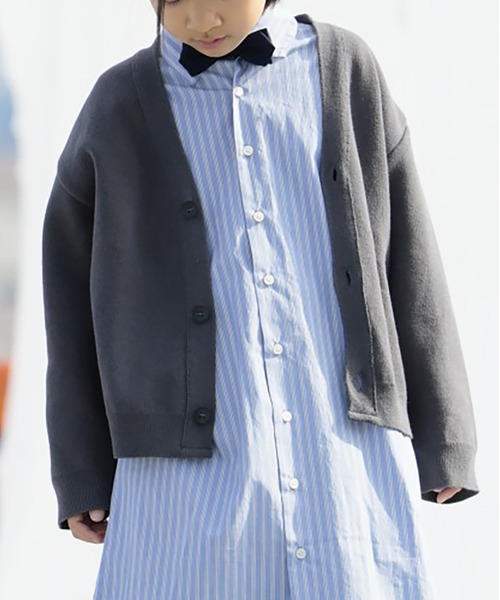 カーディガン オーガニックコットンニットカーディガン OG COTTON WF CARDIGAN キッズ 子供服 男の子 女の子 | ARCH & LINE | 21