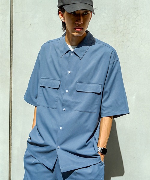 UNIT（NIXON） シャツ 「UNIIT/ユニット」 ポリエステルツイル