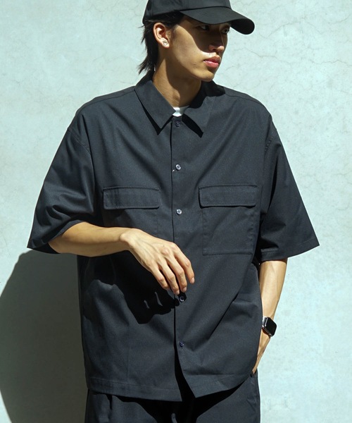 UNIT（NIXON） シャツ 「UNIIT/ユニット」 ポリエステルツイル