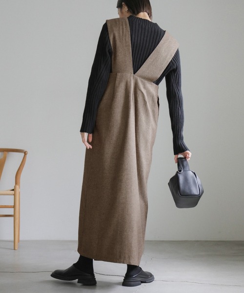 モカコ様 select MOCA（セレクトモカ） ジャンパースカート ヘリンボーン