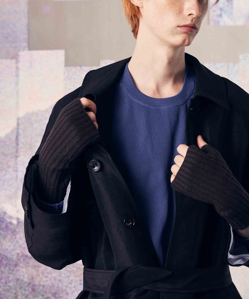 MAISON SPECIAL 手袋 「UNISEX」Cashmere Knit Fingerless Glove