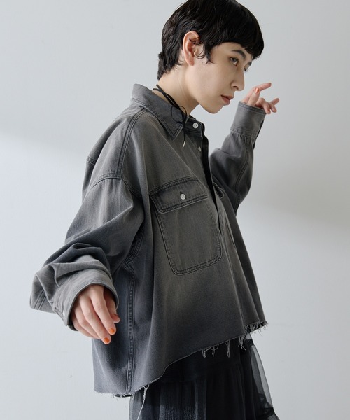 Whim Gazette ブラウス シャツ デニムシャツ レディース