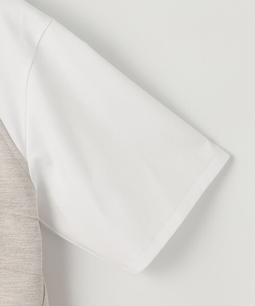 tシャツ 「WEB限定カラーあり/洗える」スムースデザイン コンビ カットソー レディース 23区 tシャツ 「WEB限定カラーあり/洗える」スムースデザイン