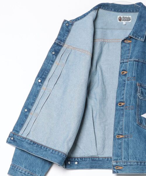 アベイシングエイプGジャン A BATHING APE デニムジャケット gジャン STA DENIM JACKET