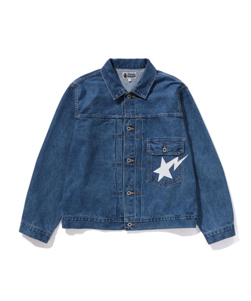A BATHING APE デニムジャケット gジャン STA DENIM JACKET