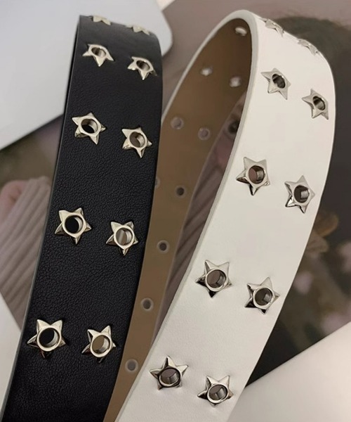 SEU ベルト 「お気に入り数1万人突破」ダブルピン ハトメ ベルト