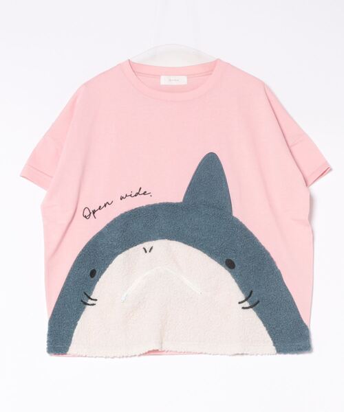 JEANS MATE tシャツ 「LIVERY/ライブリー」サメ お口チャック 半袖T 