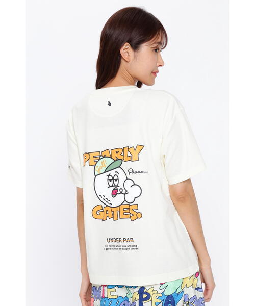 tシャツ 「PEARLY GATES」T/Cバーズアイ裏カノコ半袖Tシャツ レディース