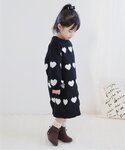 ワンピース 「WEB限定」ハートニットワンピー...の詳細画像1