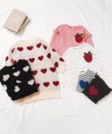 ワンピース 「WEB限定」ハートニットワンピー...の詳細画像3