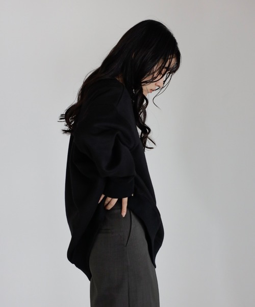 ENC トレーナー スウェット sleeve ENC logo wool lining sweat / 裏