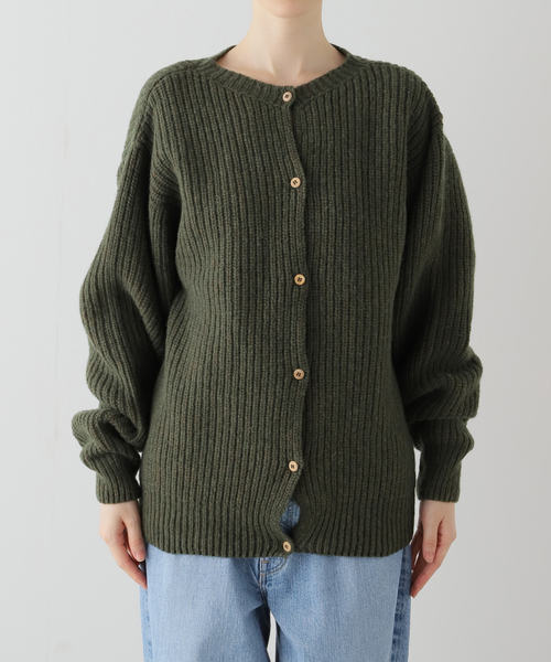 カーディガン 「BASERANGE/ベースレンジ」MEA CARDIGAN / KMEC-RW-WI24 