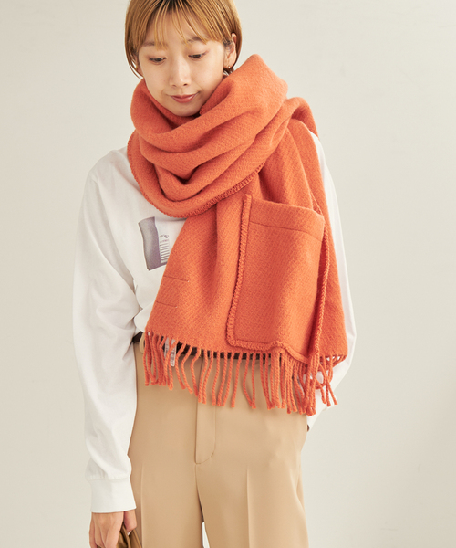 新品　Plage LAPUAN KANKURIT POCKET UNI ショール plage ストール LAPUAN KANKURIT/ラプアンカンクリ POCKET UNI