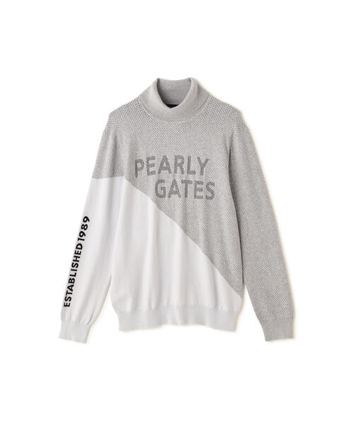セーター ニット 「PEARLY GATES」カシミヤタッチコットン  