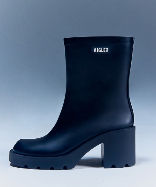 AIGLE ブーツ 厚底 ボリュームソール 完全防水 モンソー