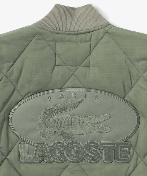 ルーズフィットAライン ロング丈ノーカラーコート | LACOSTE