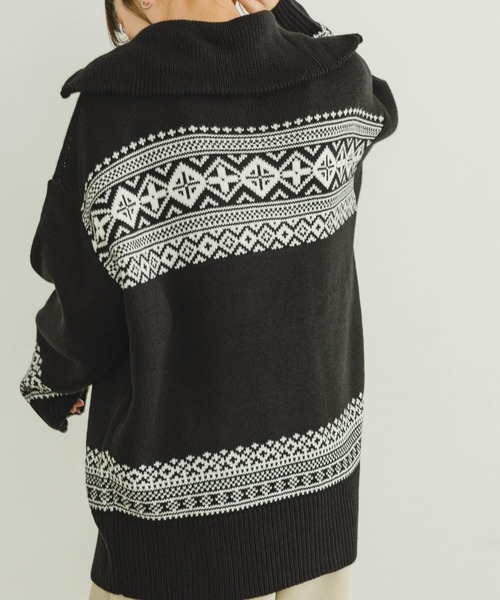 URBAN RESEARCH ITEMS / アーバンリサーチ アイテムズ ハーフジップニット ITEMS URBANRESEARCH ニット セーター ハーフジップニット