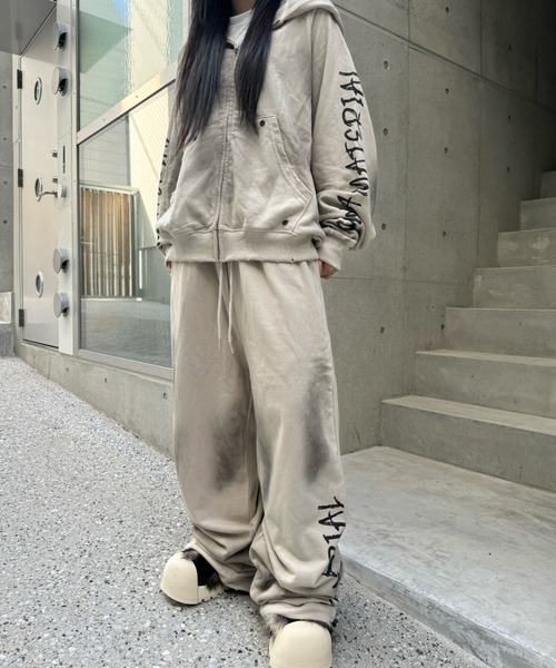 KsG スウェットパンツ ジャージ レタリングスウェットパンツ