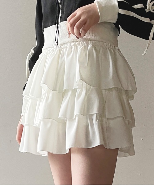 one way スカート ティアードミニスカート : ZOZOTOWN Yahoo!店