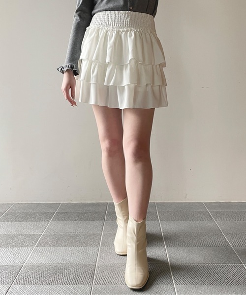 one way スカート ティアードミニスカート : ZOZOTOWN Yahoo!店