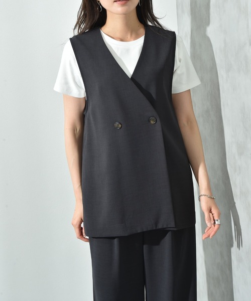 タグ付き CLOCHE クロシェ コート ブラック 2024AW タグ付き CLOCHE クロシェ コート ブラック 2024AW