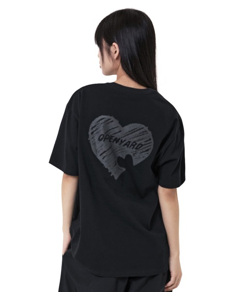 tシャツ 「OY/オーワイ」 CRAYON HEART TEE/クレヨンハート半袖Tシャツ レディース メンズ