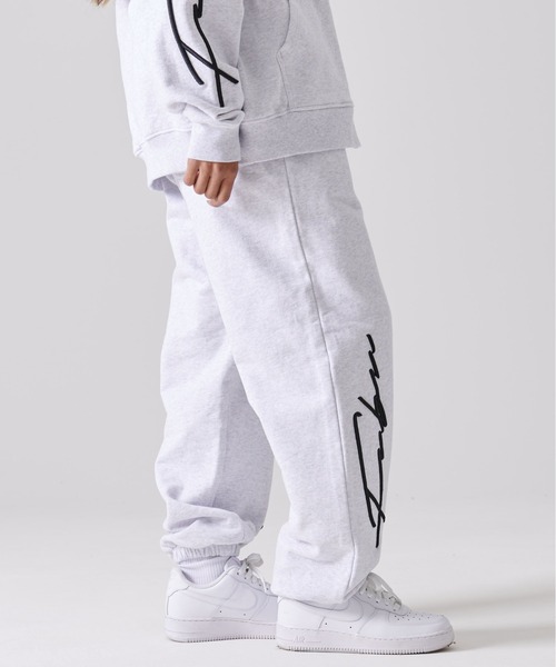 FUBU（フブ） ワイドパンツ スウェットパンツ ジャージ ブランド ロゴ